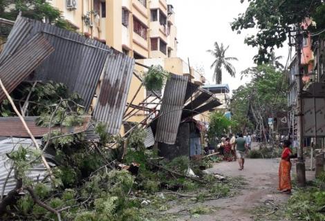 Devastation caused by cyclone Amphan