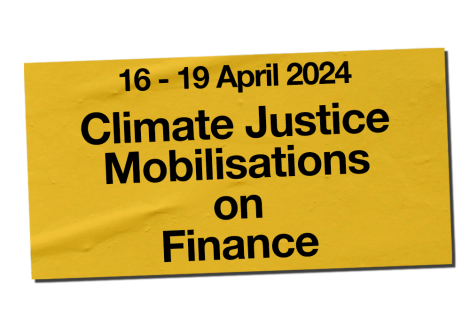 Climate Justice Mobilisations on Finance