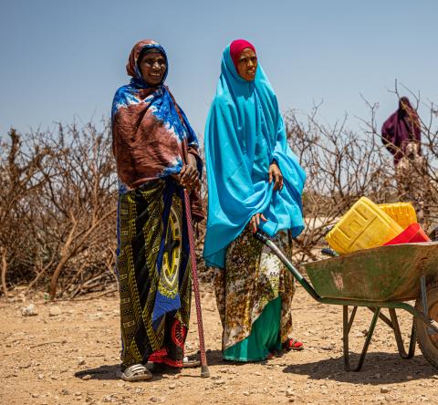 Amina Yusuf, 90-year-old who has lived through 12 different droughts, from Xidhinta, Somaliland