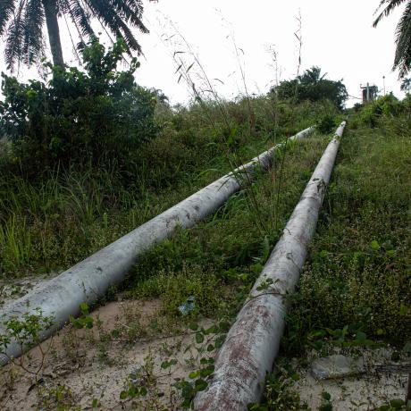 Oil pipelines in the Niger Delta