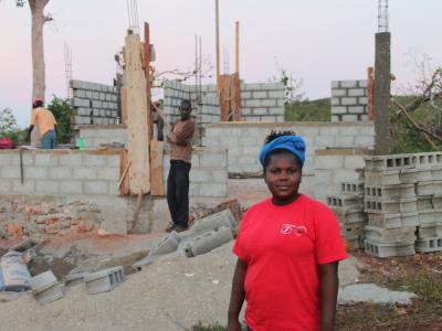 Nadège Pierre leads a woman’s organisation in Haiti and has worked with ActionAid on disaster risk reduction