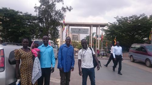 Representatives from the Apaa occupation delegation visit Kampala