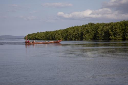 Fisherman returning