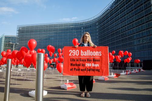 Gaza - 290 red balloons