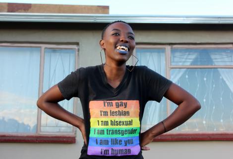 Zandile, an LGBTI activist from South Africa