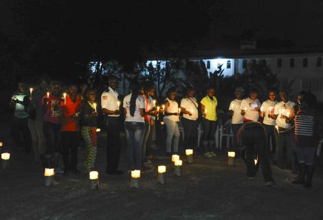 Young activists in Liberia