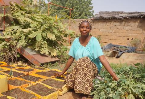 Dieynaba is part of the women's network in Senegal