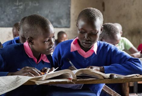Schoolchildren in Kenya