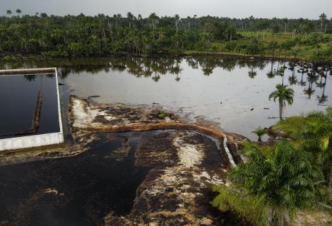 Oil spill in Niger Delta 