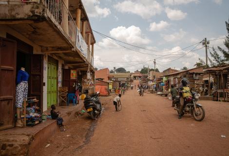 Bwaise, one of the urban slum areas of Kampala