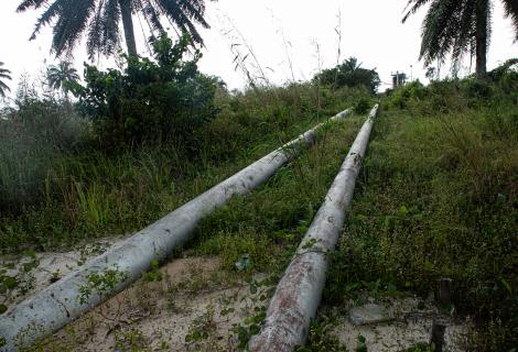 Oil pipelines in the Niger Delta