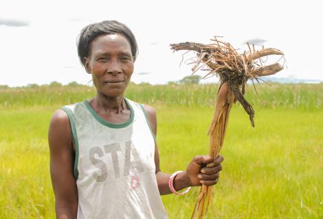 Nalishebo's family faced a hunger crisis as poor harvests hit the Nalolo region of Zambia. 