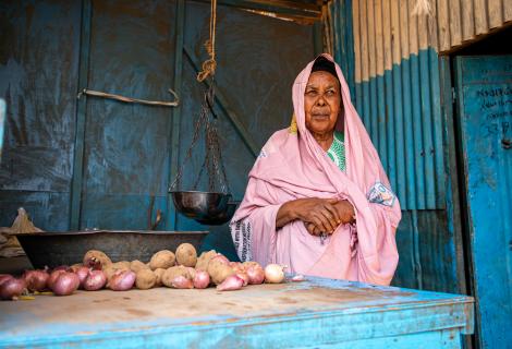 Halwo Ibrahim Mohamed, a farmer, from Ceel-Hume, Somaliland 