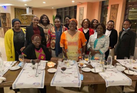 Dr Nyaradzayi with Zambia's women movement