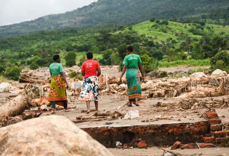 Tropical Cyclone Freddy in Phalombe southern Malawi, Loveness , Director of Chigwirizano Women’s Movement an ActionAid partner