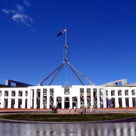 Australia's Parliament building in Canberra