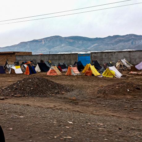 Tents in the Shaiday IDP camp in Afghanistan