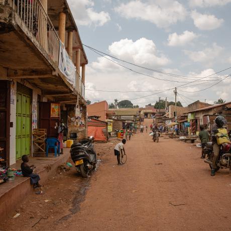 Bwaise, one of the urban slum areas of Kampala