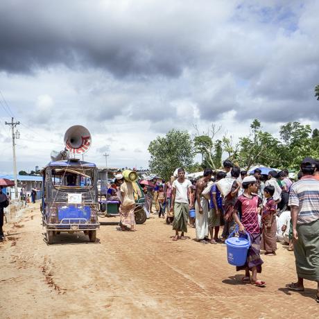 Cox's Bazar Rohingya refugee camp, Bangladesh 