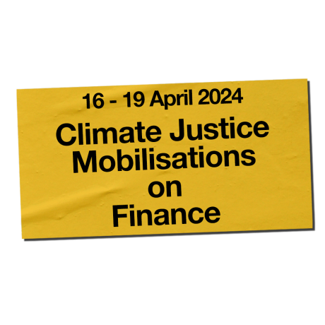 Climate Justice Mobilisations on Finance