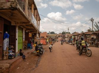Bwaise, one of the urban slum areas of Kampala