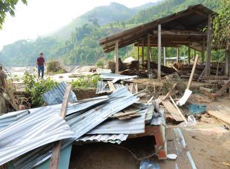 One of the most powerful storms to hit Vietnam in two decades, Typhoon Molave battered coastlines and caused heavy rains, serious flooding, and destroyed the homes of millions of people in the south central region.