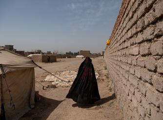Afghanistan woman walking