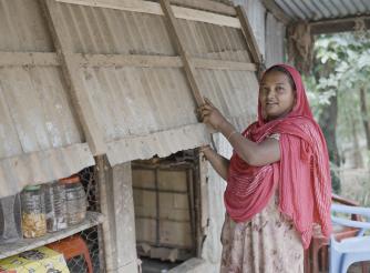Shazida, a small-business owner and agricultural worker in Bangladesh