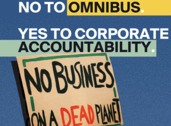 No To Omnibus Proposal Poster