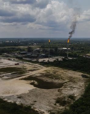  Gas flares in the Niger Delta