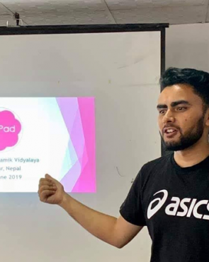 In 2018, Tirtha formed a group named HerPad that provides training on reusable hygiene pads.