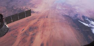 Desert from ISS