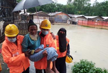 AA Bangladesh Rohingya flooding volunteers