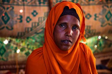 Sagal Mohamed Saheed, 40 year-old pregnant mother of 2 living in Giro-Sumo IDP camp, Somaliland